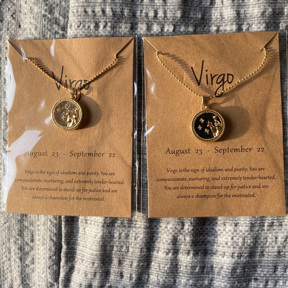 Zodiac Virgo necklace